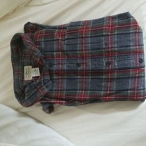 LL Bean flannel shirt XLT